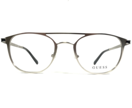 Guess Eyeglasses Frames GU1988 010 Gray Silver Black Round Full Rim 50-21-145 - £36.32 GBP