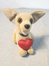Plush Taco Bell Chihuahua With Heart - $8.90