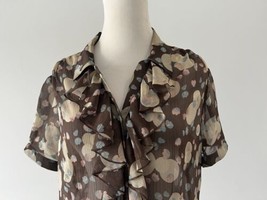 Marks &amp; Spencer Sheer Short Sleeve Women’s Blouse US 16/UK 18 - $5.94