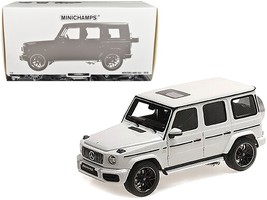 2018 Mercedes-Benz AMG G63 White with Sunroof 1/18 Diecast Model Car by Minicha - £207.58 GBP