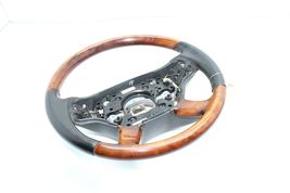 07-09 MERCEDES-BENZ W221 S600 STEERING WHEEL BLACK W/ PADDLE SHIFTERS E4187 image 6