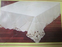 Damask tablecloth 54 x 72 Franco - £30.68 GBP