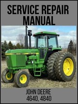 John Deere 4640 4840 Tractor Service Technical Manual TM1183 USB - £14.30 GBP
