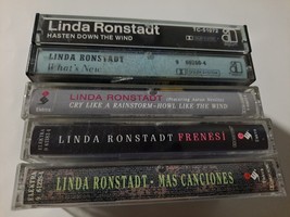 LINDA RONSTADT Cassette lot Hasten down the wind frenesi whats new Mas Canciones - £11.29 GBP