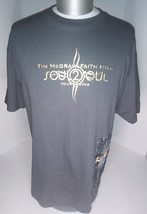 Tim McGraw Faith Hill SOUL 2 SOUL II 2006 Tour T Shirt Size XL Country M... - £7.97 GBP