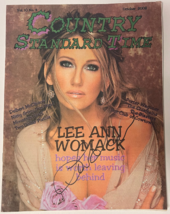 Lee Ann Womack signed 2002 Country Standard Time Full Magazine - £47.81 GBP