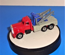 TOMY Tomica 1 Loose Truck No. F63 American Truck Red &amp; Gray Tow Truck 1/98 - £10.84 GBP