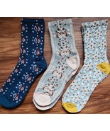 Three (3) Pair ~ Textured ~ Geometric Pattern ~ Multicolored ~ Ankle/Cre... - $414.79 MXN