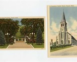 St Augustine&#39;s Catholic Church State Park from Capitol Postcards Augusta... - $17.82