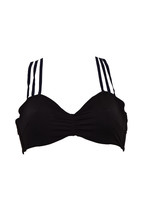 AGENT PROVOCATEUR Damen Bikini-BH Elegant Spitze Blumen Schwarz Größe XS - £88.88 GBP