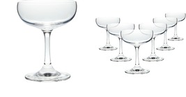  Bar 7 Oz 6 Pack Vintage Coupe Champagne Glasses Set for Cocktail Party, Wedding - £51.88 GBP
