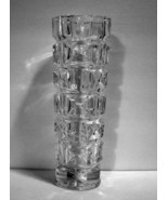 Cristal D&#39;Arques Clear 8.5 Vase Square Box Geometric Cut France 24% Lead... - $376.03 MXN