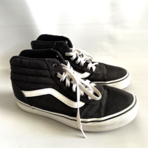Vans Women Black High Top Skateboarding Shoes Size 8.5 M Style #751505 O... - $38.23