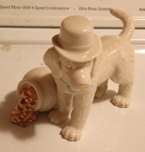 Lenox Labrador Retriever with Gold Pot Figure - $28.70