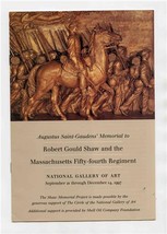 Augustus Saint Gaudens Memorial to Robert Gould Shaw Massachusetts 54th ... - £14.12 GBP