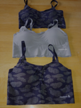 Lot Of 3 Reebok Underwear Lightly Padded (REMOVEABLE)BRA-S-NWOT-NICE/COMFY - £11.90 GBP