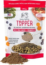 Iheartdogs Dog Food Topper - Freeze-Dried Raw Dog Food Seasoning, Beef, 8 Ounce - £27.57 GBP