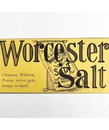 Worcester Salt Nash Whiton NY 1894 Advertisement Victorian Spices 7 ADBN1m - $19.99