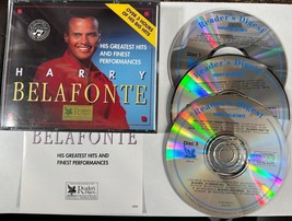 Harry Belafonte - His Greatest Hits (Reader&#39;s Digest 3 CD Set) Near MINT - £16.02 GBP