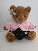 Vintage Build A Bear Brown Cub Plush Stuffed Animal 1950s Poodle Skirt Outfit - £19.23 GBP