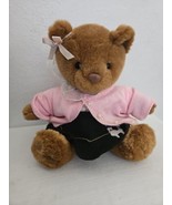 Vintage Build A Bear Brown Cub Plush Stuffed Animal 1950s Poodle Skirt O... - £19.34 GBP