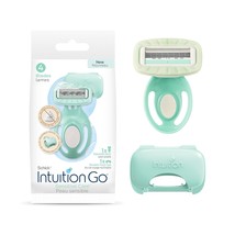 Schick Intuition Go Disposable Travel Razor for Sensitive Skin, 1 Count | Womens - £9.54 GBP