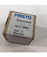 Festo MA-40-10-1/8-EN Pressure Gauge 10PSI 1/8&quot; NPT - £23.97 GBP