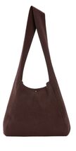 Aya Muse Brushed Wool Shoulder bag With Pouch, Brown, NWT!  - $3,206.33 MXN