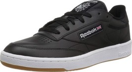 Reebok Men Club C 85 Tennis Shoe Black/White Gum AR0458 - £47.96 GBP