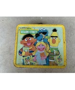 Sesame Street Lunch Box with Thermos- Metal, Tin - 1979 - Collectible  - $89.27 CAD