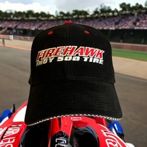 VTG Firehawk Indy 500 Tire Indianapolis 500 2002 Black Snapback Hat NEW - £17.96 GBP