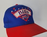 VTG Buffalo Bills Youngan Headwear Triangle Snapback Blue Red Hat NFL Fo... - £37.18 GBP