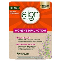 Align Probiotic For Women Gut Health Dual Action Dualbiotic Supplement ~ 70 Ct ~ - £51.14 GBP