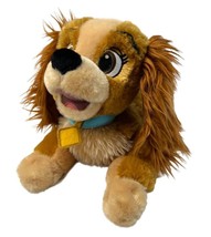 Disney Store Lady and the Tramp Core Lady Plush 11&quot;x8.5&quot; Toy stuffed ani... - £10.84 GBP