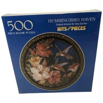 Hummingbird Flower Jigsaw Puzzle 5600 Pieces Oleg Gavilov New Haven 01-0568 - £23.55 GBP