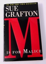 Sue Grafton-A Kinsey Millhone Mystery M IS FOR MALICE Fawcett Crest 1998 - $5.00