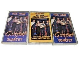 3 Hee Haw Gospel Gospel quartet cassettes Roy Clark Buck Owens Grandpa Jones etc - £10.03 GBP