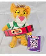 Vintage Between the Lions Bookmark &amp; Bean Bag Toy with Tag SOME WEAR - $376.30 MXN