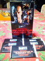 Terminator 2 Judgement Day T2 Trading Cards FIVE Wax Packs NEW Arnold - £15.72 GBP