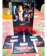 Terminator 2 Judgement Day T2 Trading Cards FIVE Wax Packs NEW Arnold - $470.02 MXN