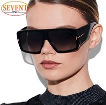 Oversized Square Sunglasses Women Men 2024 Luxury Brand Designer Fashion... - $22.31