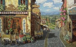 Viktor Shvaiko &quot; Estate IN Toscana &quot; Italiano Scena Autografato /# Decorato Pcoa - £1,292.29 GBP