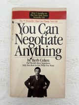 You Can Negotiate Anything by Herb Cohen Vintage 1980 Book - £6.25 GBP