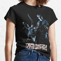  The Man Of The Future Terminators Black Women Classic T-Shirt - $16.50