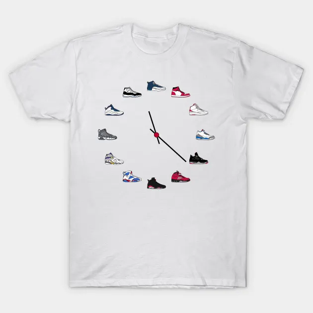 Jordan Sneaker Clock T-Shirt - $316.69 MXN