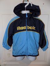 REEBOK Classic Zip Up Hooded Jacket Size 4T Boy's EUC - $18.00