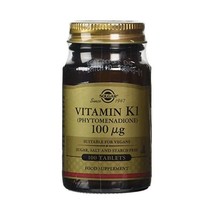 Solgar 100 mcg Vitamin K1 Tablets - Pack of 100  - $270.73 MXN