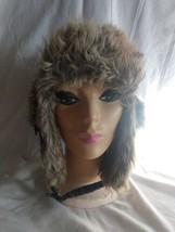 Plaid  Aviator Trapper Hat Winter Ski Cap Faux Fur with earflaps - £18.43 GBP