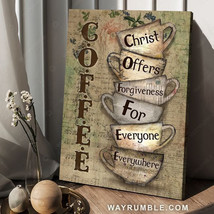 Coffee Lover Christ Offers Forgiveness For Everyone Everywhere 1 - £12.78 GBP