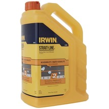 IRWIN Tools STRAIT-LINE Standard Marking Chalk, 5-pound, Fluorescent Orange (651 - £20.77 GBP
